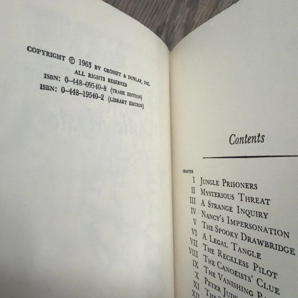 Nancy Drew - The Moonstone‎ Castle Mystery #40 Early Edition~Near Fine 1963